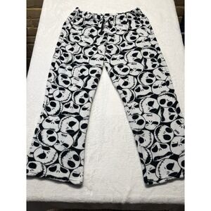 Disney Tim Burtons The Nightmare Before Christmas Sleep Pajama Pants Black Large